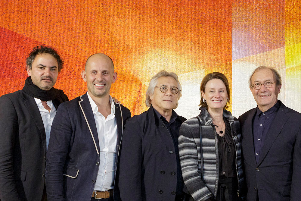 Left to right: Peter Malatt, Jon Clements, Karl Fender OAM, Vanessa Bird and Prof Ken Maher at the ATW. Photo: Jeremy Weihrauch. 