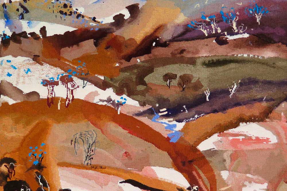 ‘Bridle Track, Hill End’, 2019, designed by Luke Sciberras, woven by Chris Cochius, Sue Batten, Amy Cornall, Karlie Hawking & Pamela Joyce.