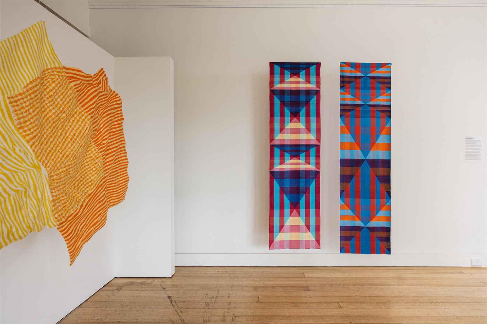 Parade 7 and Parade 8, Theo Rooden, 2022 in situ at the ATW. Photo: MLS