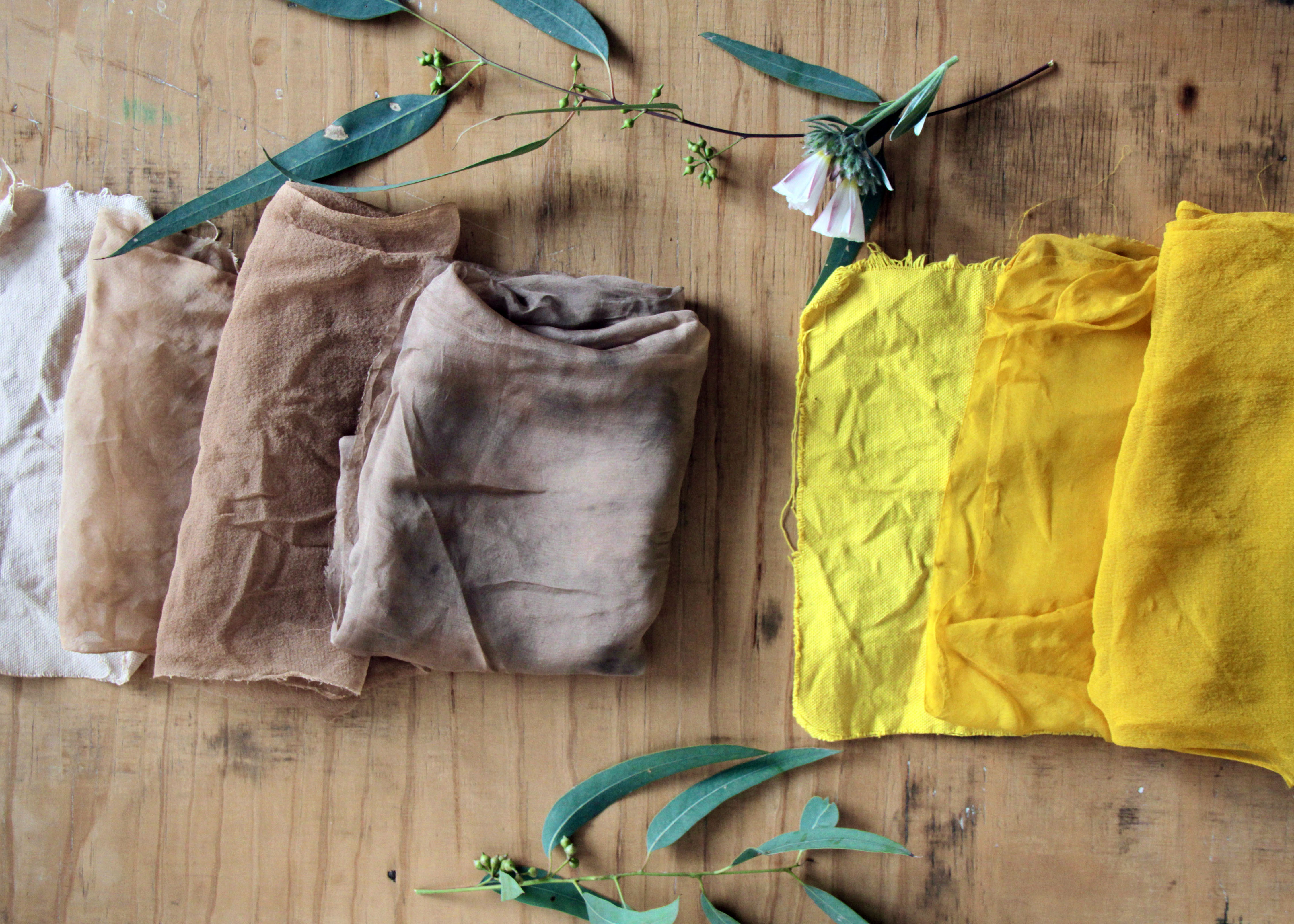 Natural Dye Workshop with Melanie Cobham. Photo courtesy of the Artist.