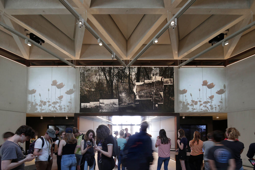 'Morning Star' in situ at the Sir John Monash Centre, Villers-Bretonneux, 2018. Photograph: John Gollings AM. daughters Victoria and Rowena. Photo: Jeremy Weihrauch